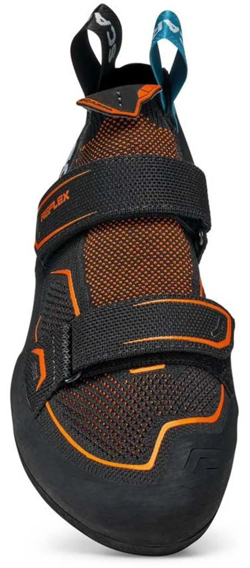 Scarpa Reflex Climbing Shoes - Black-Flame-1